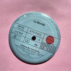 La Bionda - Quiero ser tu amante Pin de 3"