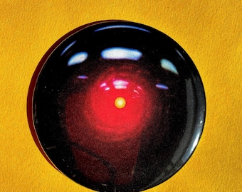 2001 Space Odyssey HAL 9000 3” Pin