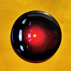 2001 Space Odyssey HAL 9000 3” Pin