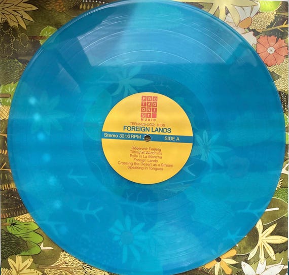Teenage Kids Foreign Lands Blue Vinyl Record (180g) (digital
