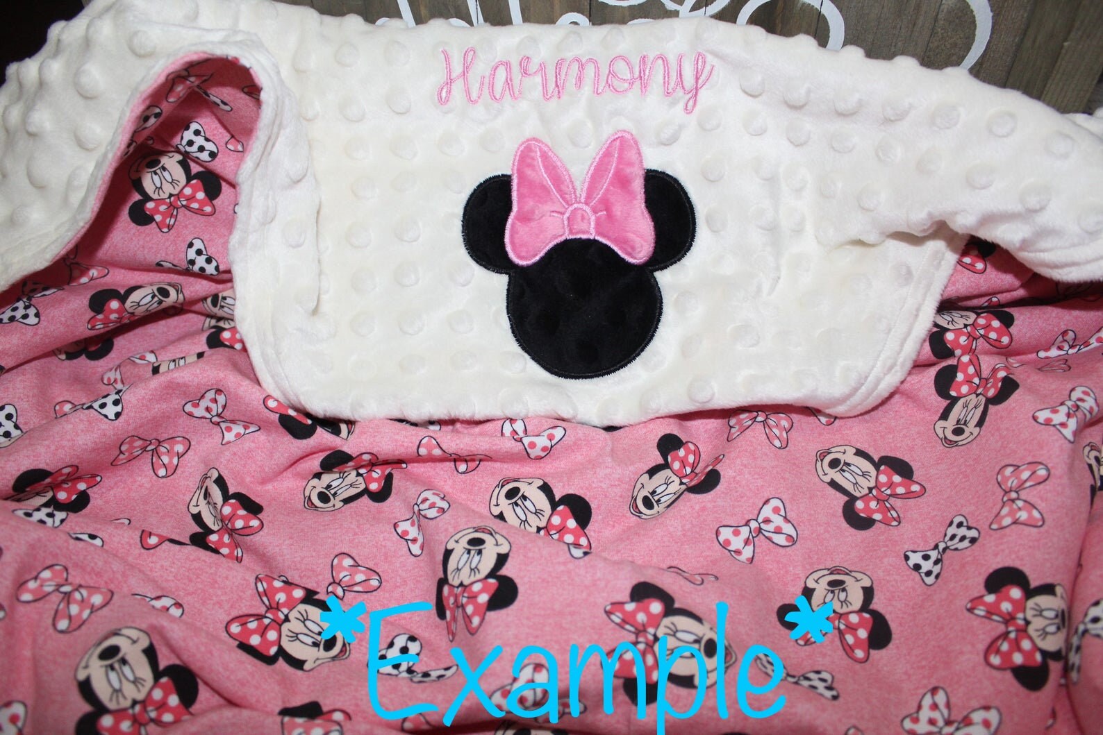Personalized Baby Blanket Soft Mickey Mouse Cuddle Baby Etsy