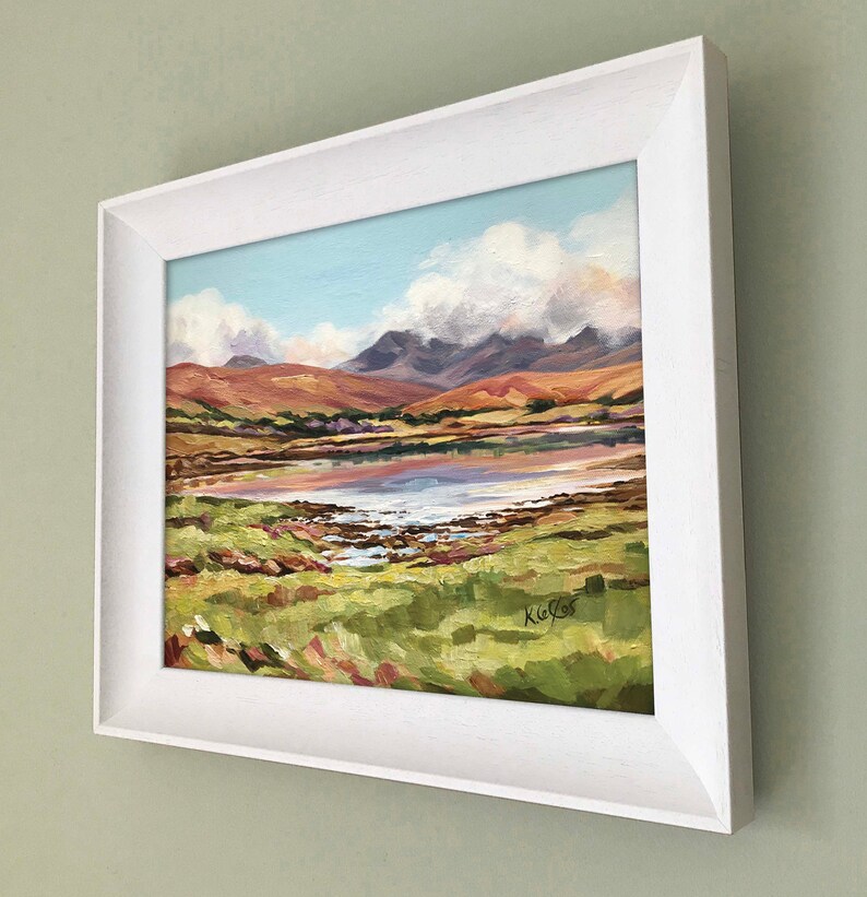 Christmas Gift, Irish Landscape, Irish Gift, Irish Art, Clifden, Connemara, Print of Painting, West Ireland, Irish memorabilia image 8