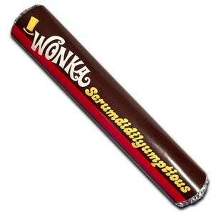 Scrumdidilyumptious Bar & Free Golden Ticket (no chocolate)