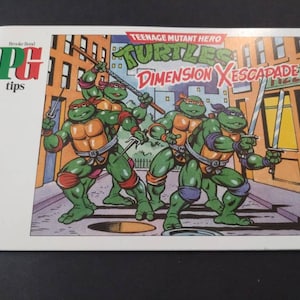 Vintage Ephemera Brooke Bond Theekaarten Volledig Album Compleet, Teenage Mutant Hero Turtles, 50 Kaarten, C 1990!