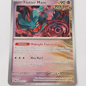 pokemon cards beedrill Flutter Mane ex (Paradox Drive #83/109, 2-Stars) it comes protected in a tamper 2023 Pokemon - Flutter Mane