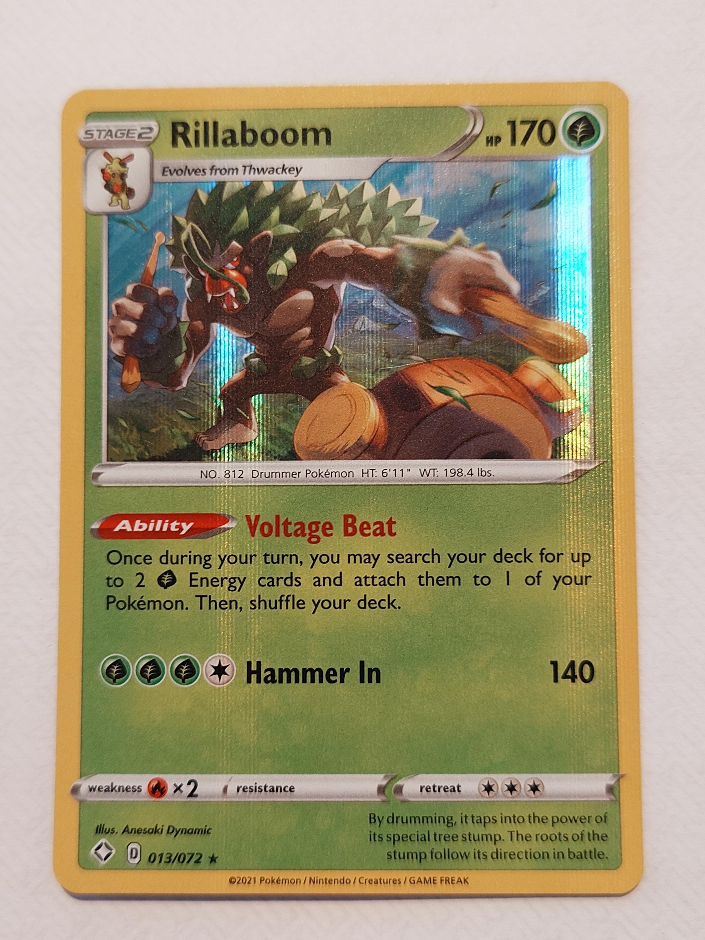 Rillaboom Card - Etsy