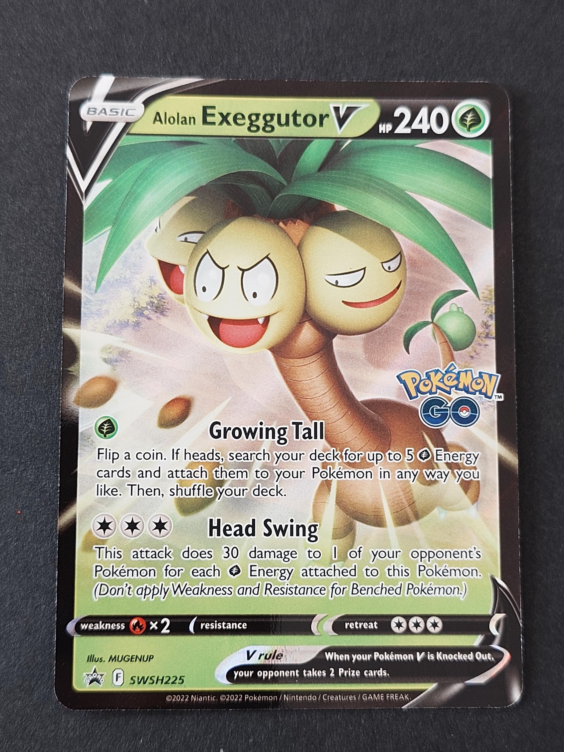 alolan exeggutor v pokemon card Pokemon TCG main image 1