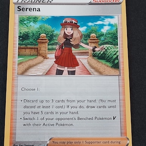 Serena trainer card - Etsy 日本