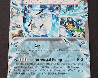 064 167 pokemon card Vintage Kingdra Ex HOLO 012/064 Double Rare Near Mint Condition! the DefendingPokémon cant retreat Wellspring Mask Ogerpon EX (064)