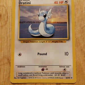 1999 dratini pokemon card value Dratini 129/195