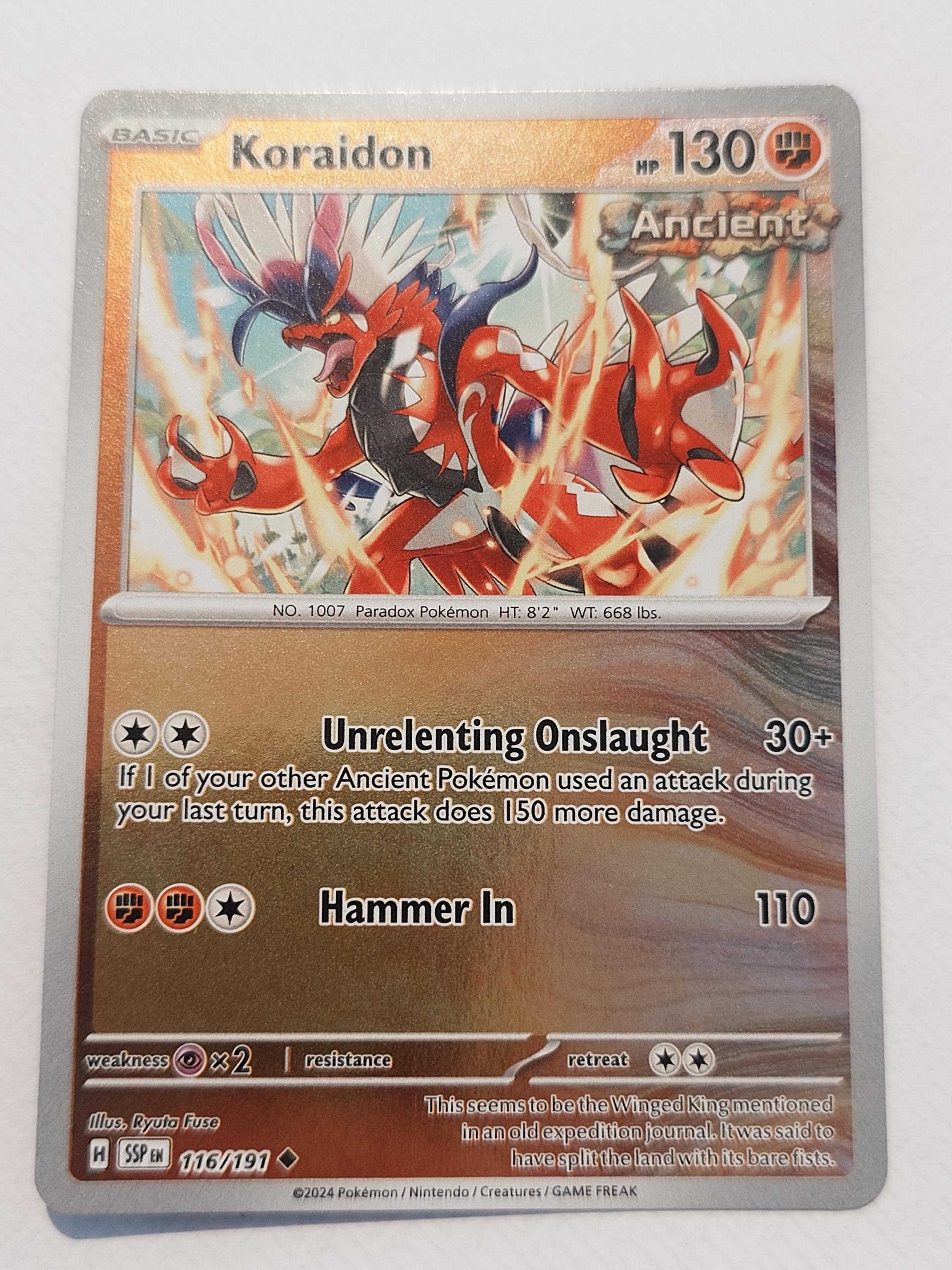 koraidon ancient pokemon card value Placeholder Image Provided Pokémon TCG: Paldea Legends Tin