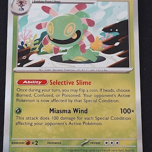 cradily pokemon card 006/142 – Stellar Crown Lot – 3 Card Set : Toys & Games Colorless Acid (50) The Defending Pokémon cant retreat during your opponents next turn Cradily | Pokémon Cards and