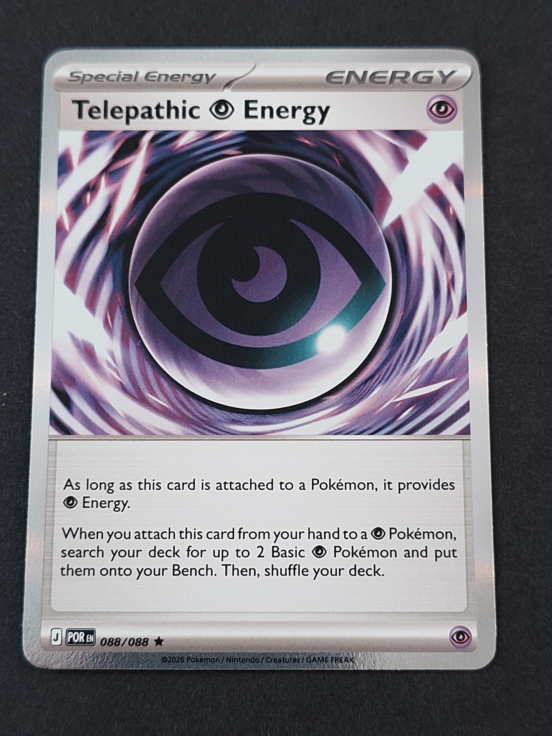 pokemon purple energy card value Telepathic Psychic Energy - Perfect Order #88 Price & Value