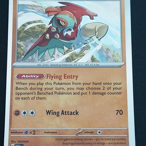 Vintage Rare Pokemon Card Hawlucha Holo 118/198 Near Mint Condition!
