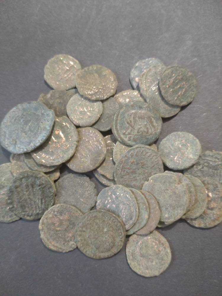 Buy Dirty Old Coins Complete Kit with 11 Genuine Ancient Roman Coins Online  at desertcartINDIA
