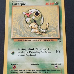 basic caterpie pokemon card value - (3/108) Evolves from null Type 1st Edition Caterpie 45/102 Base