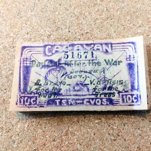 Vintage seltenes Notgeld auf den Philippinen, Zehn Cent Banknote, Provinz Cagayan!