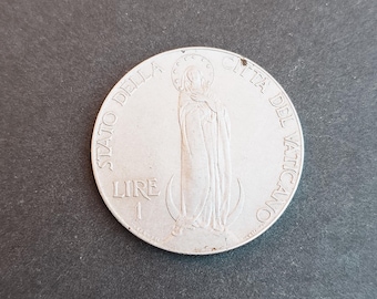 Oszałamiająca moneta watykańska o nominale jednej liry, papież Pius XII, 1941 r.!