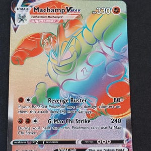 machamp vmax pokemon card Buy Vintage Ultra Rare Pokemon Card Machamp VMAX Holo 194/189 Mint  Condition! Online in India