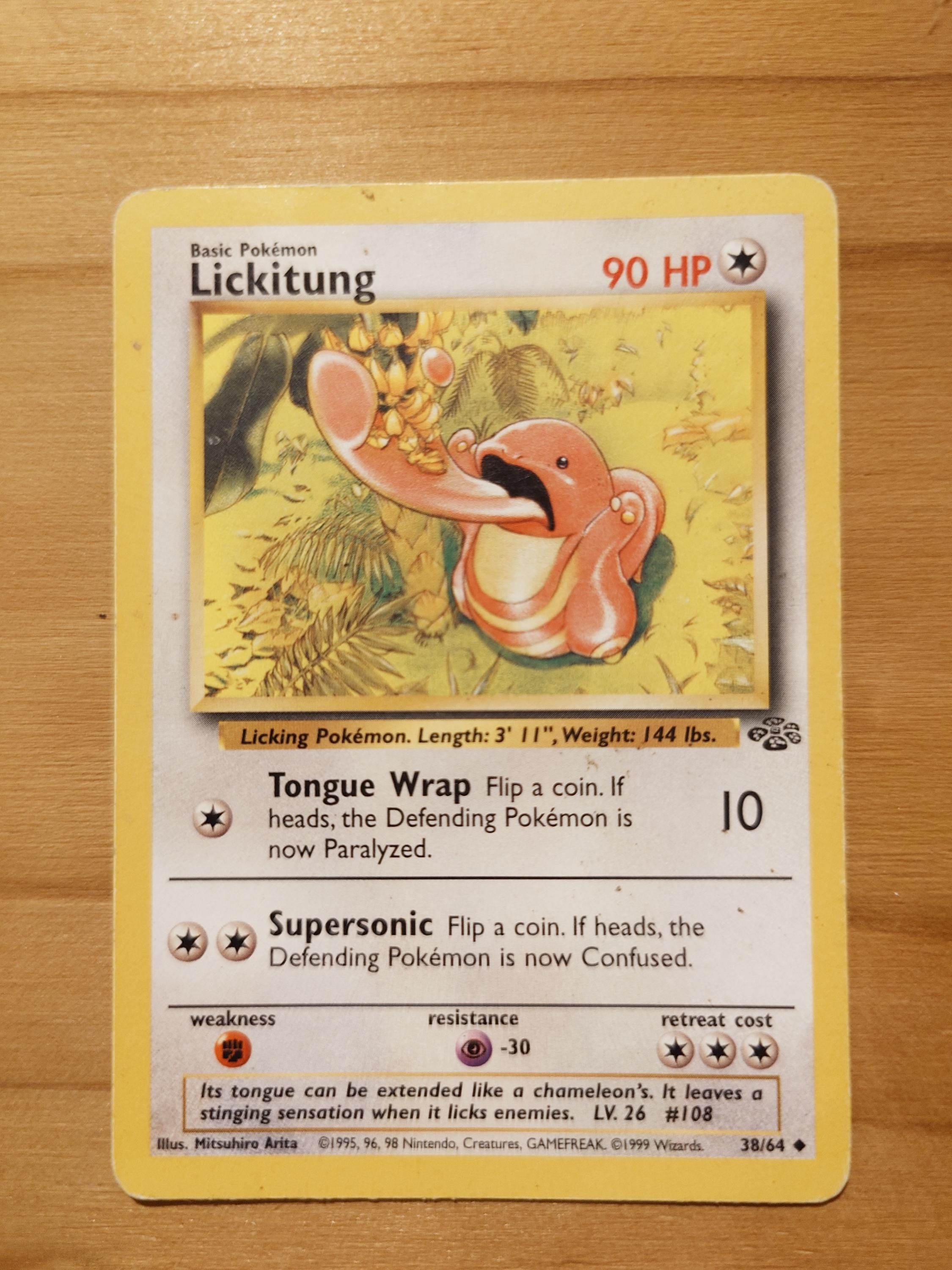 Lickitung Card - Etsy Lickitung Card - Etsy