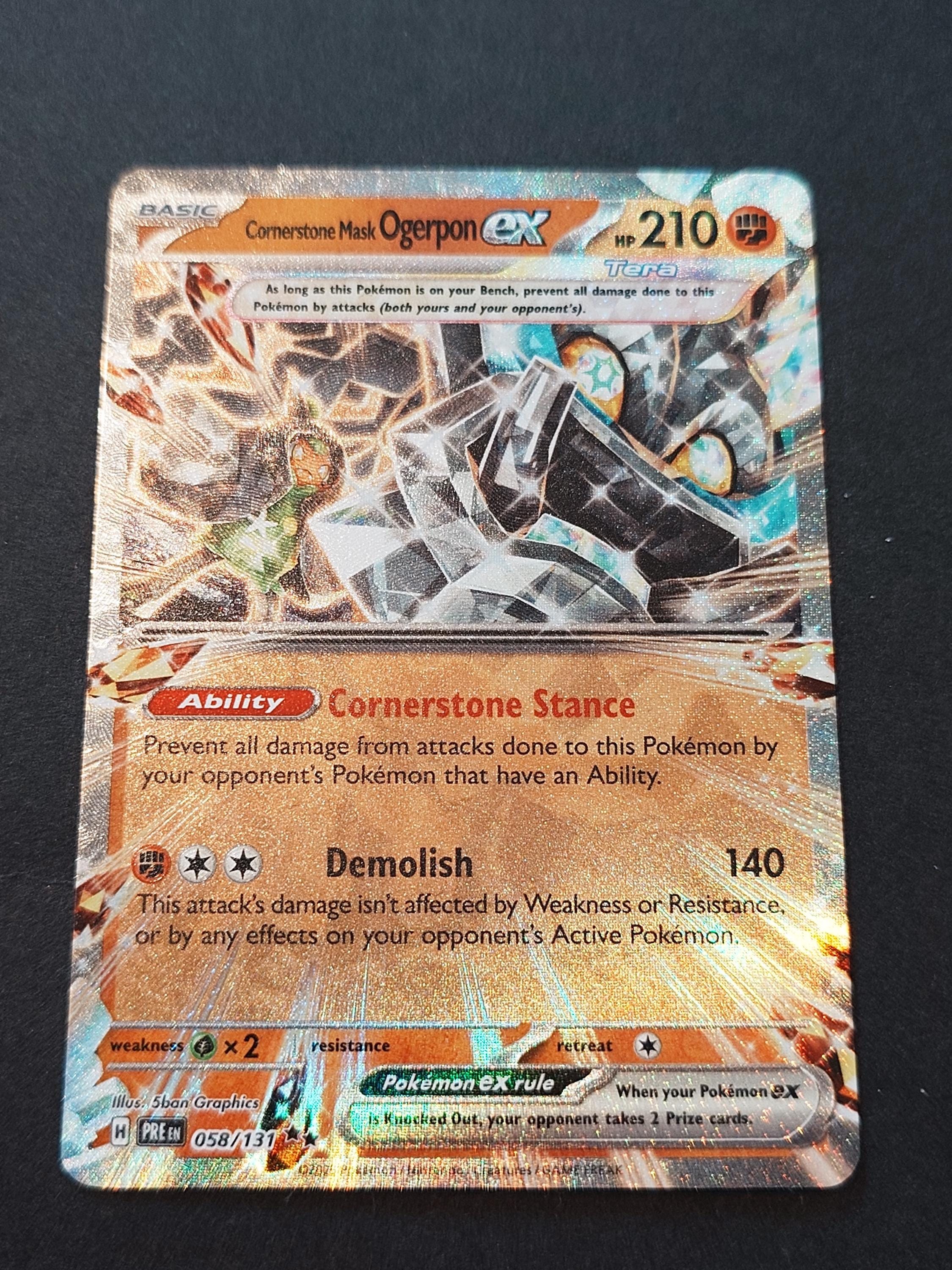 ogerpon ex pokemon card Pokémon ETB Acrylic Display Case – Elite Trainer Box Magnetic UV Protector main image 1
