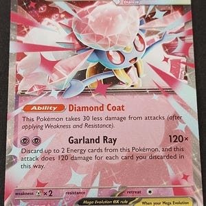 diancie ex pokemon card value ME: Ascended Heroes Mega #267/217  Ralphie's Funhouse this attack does 50 more damage. Diancie Ex Full Art Proxy