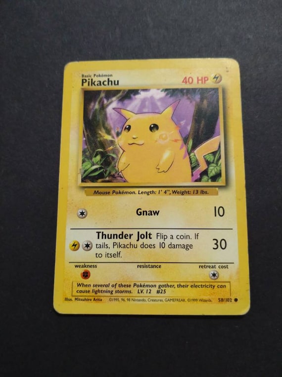 ピカチュウ pikachu pokemon de base Pokemon Trading Card Game XY Base Set Single Card Common Pikachu