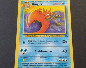 1995 kingler pokemon card value - (38) Colorless Prop How much would this 1st