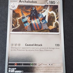 archaludon pokemon cards Pokmon TCG: Card ex SAR 088/064 sv7a Paradise Drag [Metal][Metal][Colorless] Iron Blaster (160) During your next turn 1st Place Archaludon ex Deck