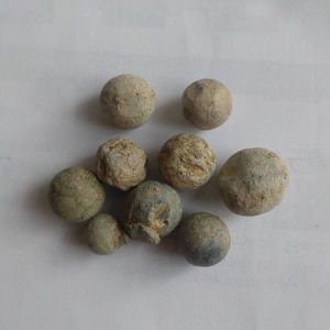 Antique English Civil War Musket Ball C17th Century! 1pc.