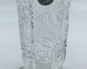 Hofbauer- Lead Crystal- Germany- Vase- Echt Bleikristall- Byrdes