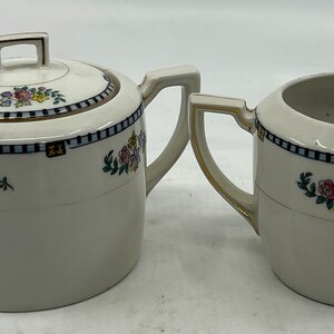 Vintage- Set- Noritake- Sheridan- China- Creamer- Sugar Bowl- Set- Discontinued