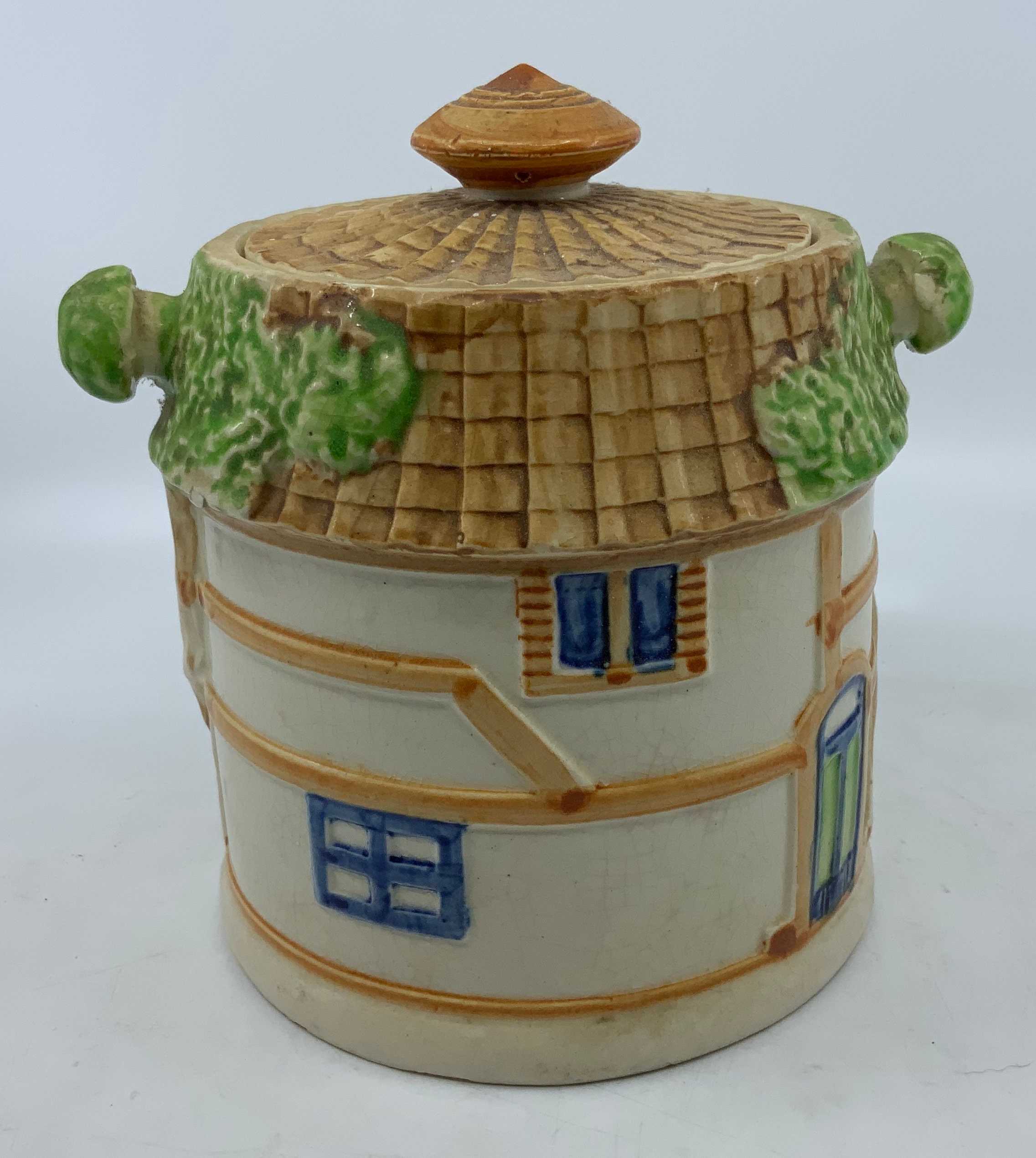 Antique Japanese Biscuit Jar - Etsy