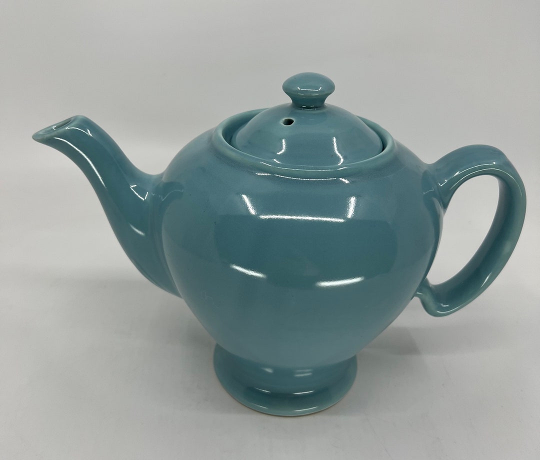 Vintage Blue Mccormick Teapot Tea Baltimore USA Etsy