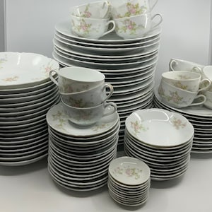 HUGE- Set of 110- Buy Some or All- OSG308- Royal- O&EG- Oscar and Edgar Gutherz- Pink- Blue- Flowers- Embossed- Austria