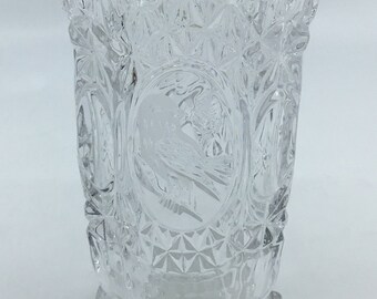 Hofbauer- Lead Crystal- Germany- Vase- Echt Bleikristall- Byrdes