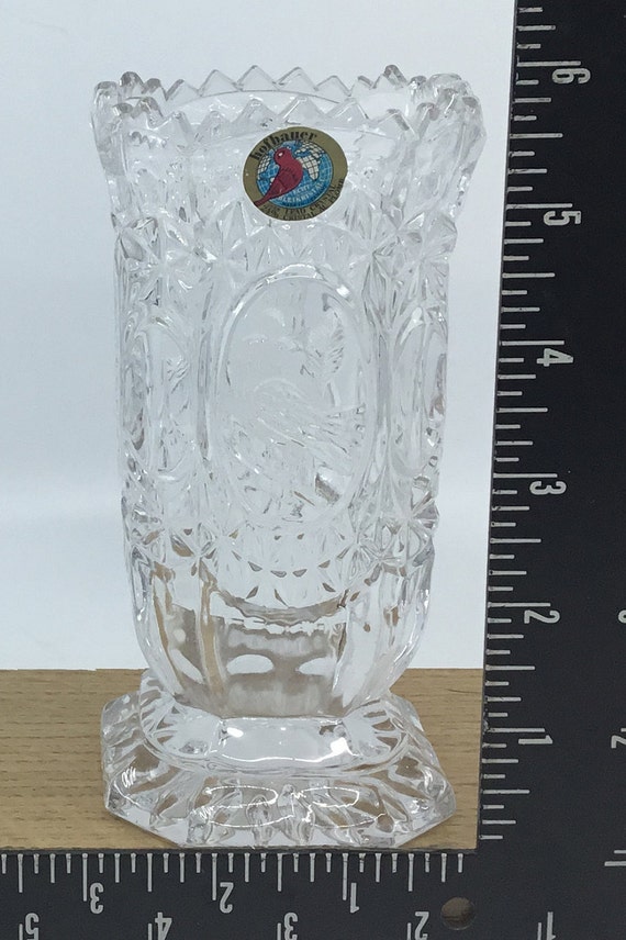 Hofbauer- Lead Crystal- Germany- Vase- Echt Bleikristall- Byrdes Hofbauer- Lead Crystal- Germany- Vase- Echt Bleikristall- Byrdes