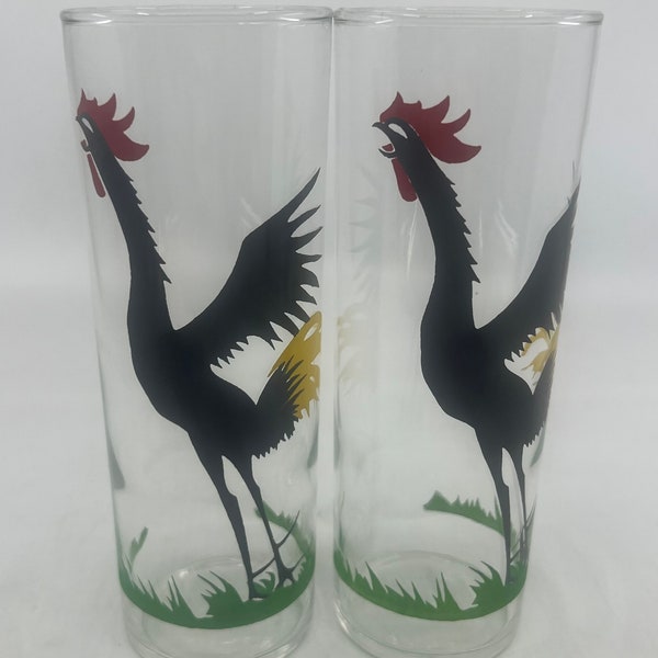 Chicken Red Glasses Etsy