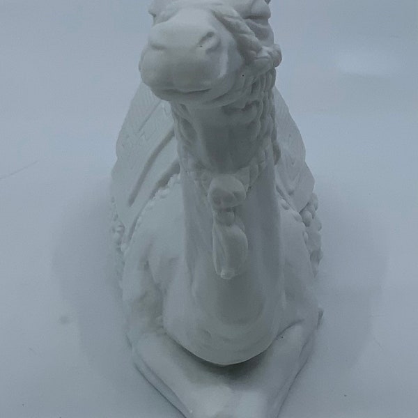 Camel- Nativity- Collectibles- Collection- Christmas- Holiday- White- Porcelain- Vintage- 1984