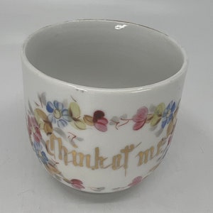 Think of Me- Mug- Cup- Flowers- Germany- Vintage