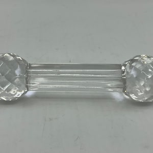 Glass- Crystal- Dumb-bell- Rattle- Barbell- Figurine- Statue