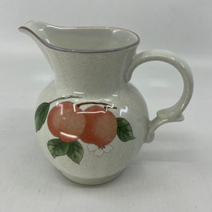Mikasa- Country Classics- Fruit Panorama- Malaysia- Creamer- Pitcher