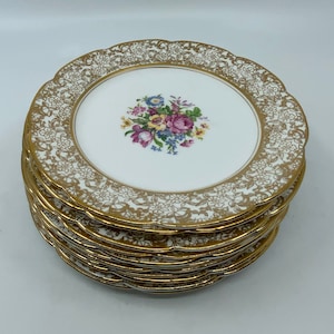 Set of 11- Collingwood-  Chinccraft- London.W.I- England- Side Plate