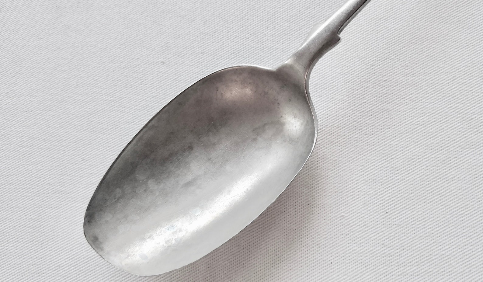 A Rare Vintage Nickel Silver Plate Large Serving Spoon Marked Etsy