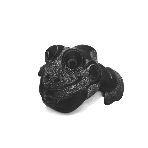 Boma Frog Sculpture -Totemic Art-Made In Canada