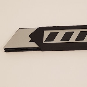 Cutter Cutter Knife Plotter Archivo Tarjeta Invitación Herramienta Objeto 3D Cuchillo SVG Silhouette Studio Cameo 3