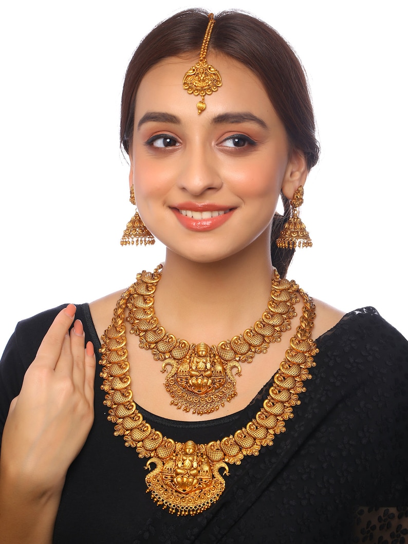 Temple Jewellery Full SET Bridal Jewelry Traditional Jewelry Etsy