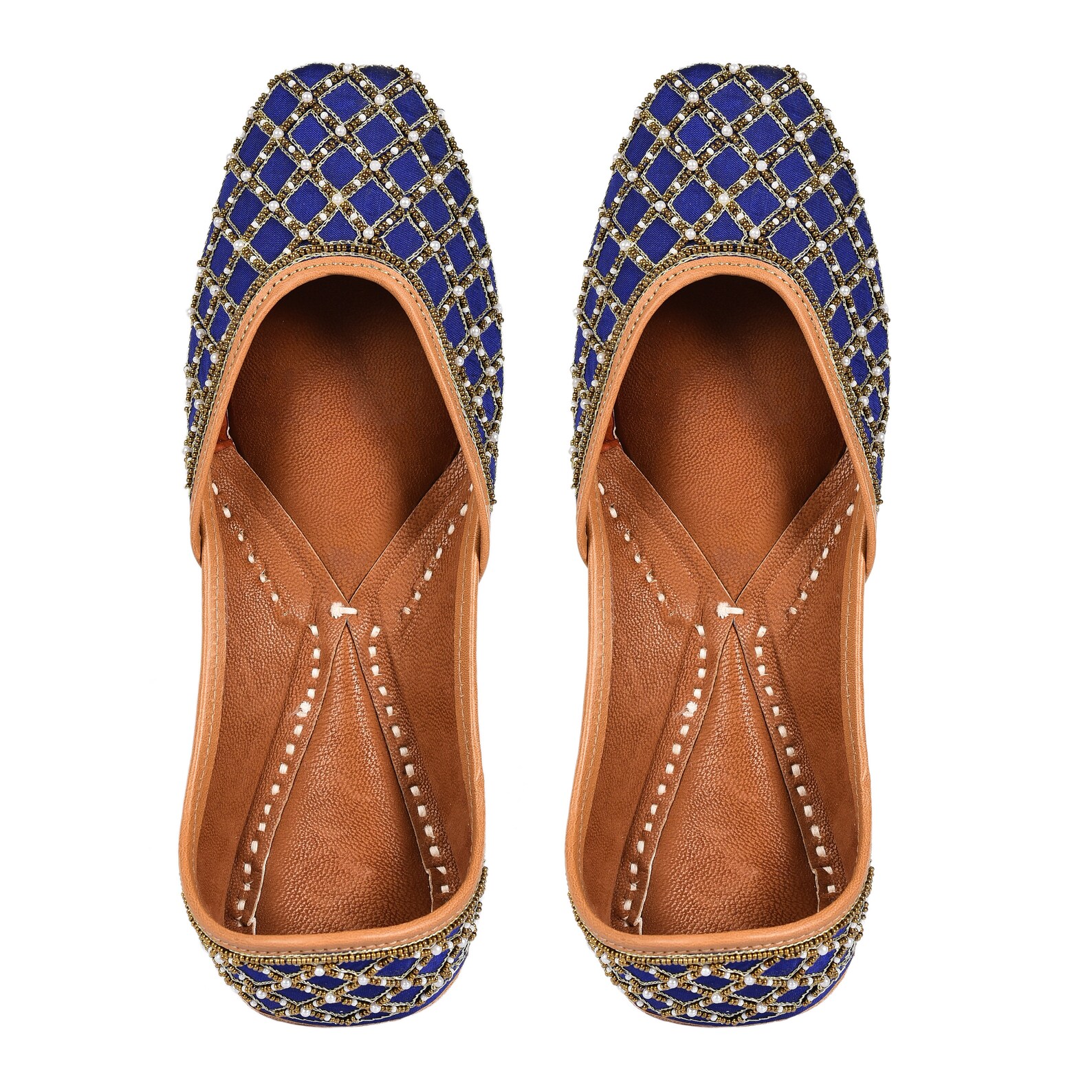 Traditional Indian Jutti Embroidered Indian Footwear Bridal Etsy