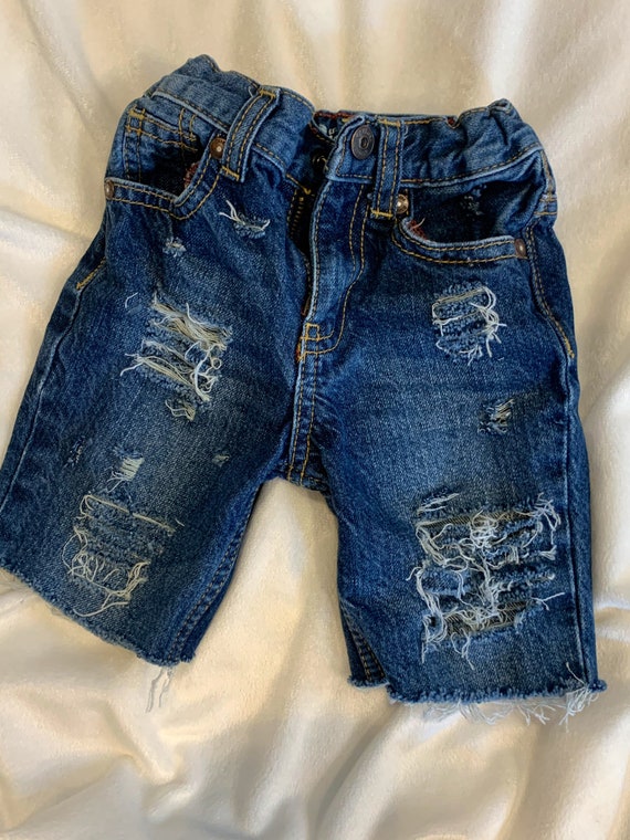 Distressed Denim Shorts Boys Shorts 