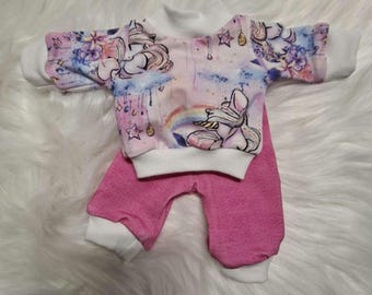 Puppenkleidung Gr 28 cm 2-tlg